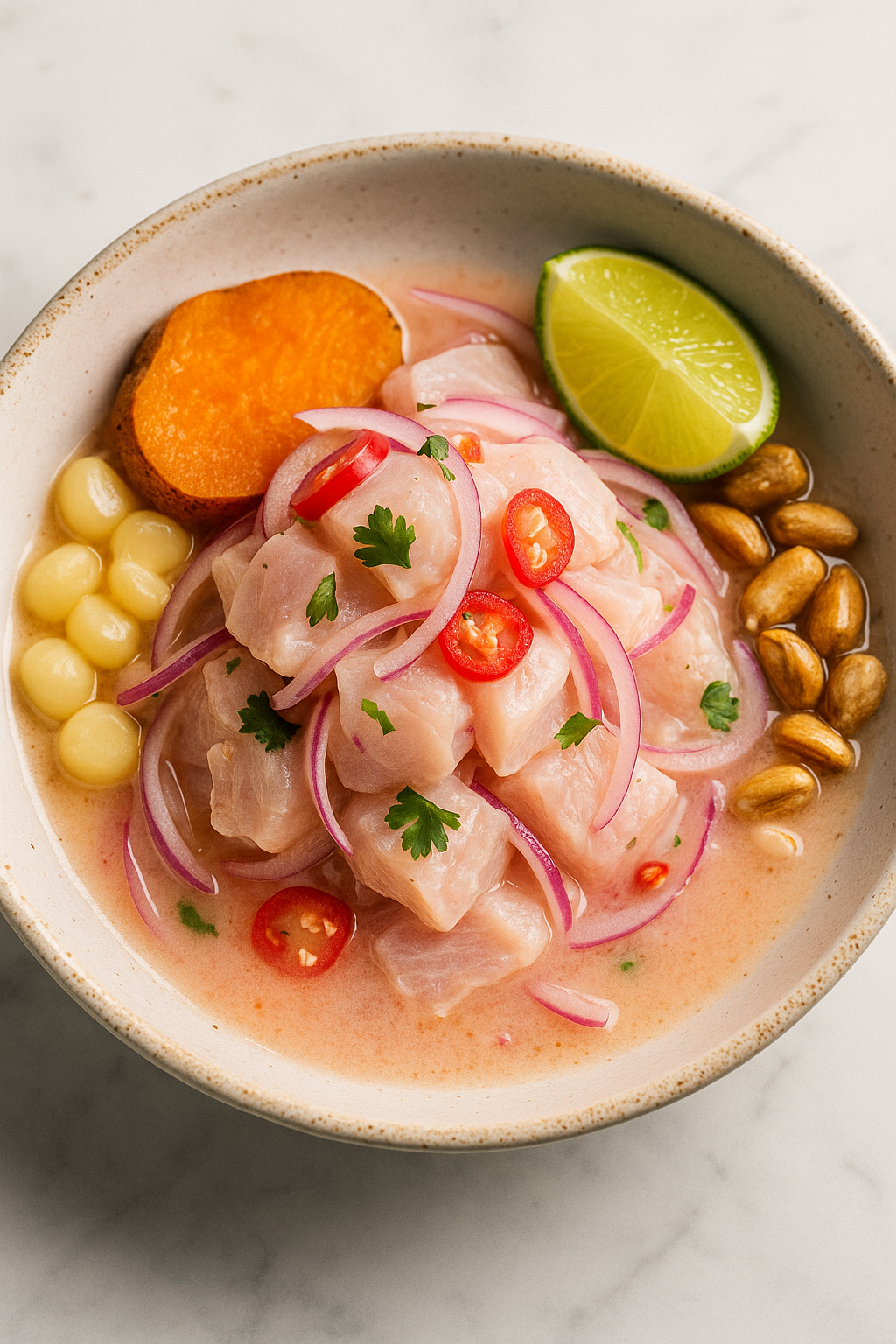 Plato de ceviche – ejemplo